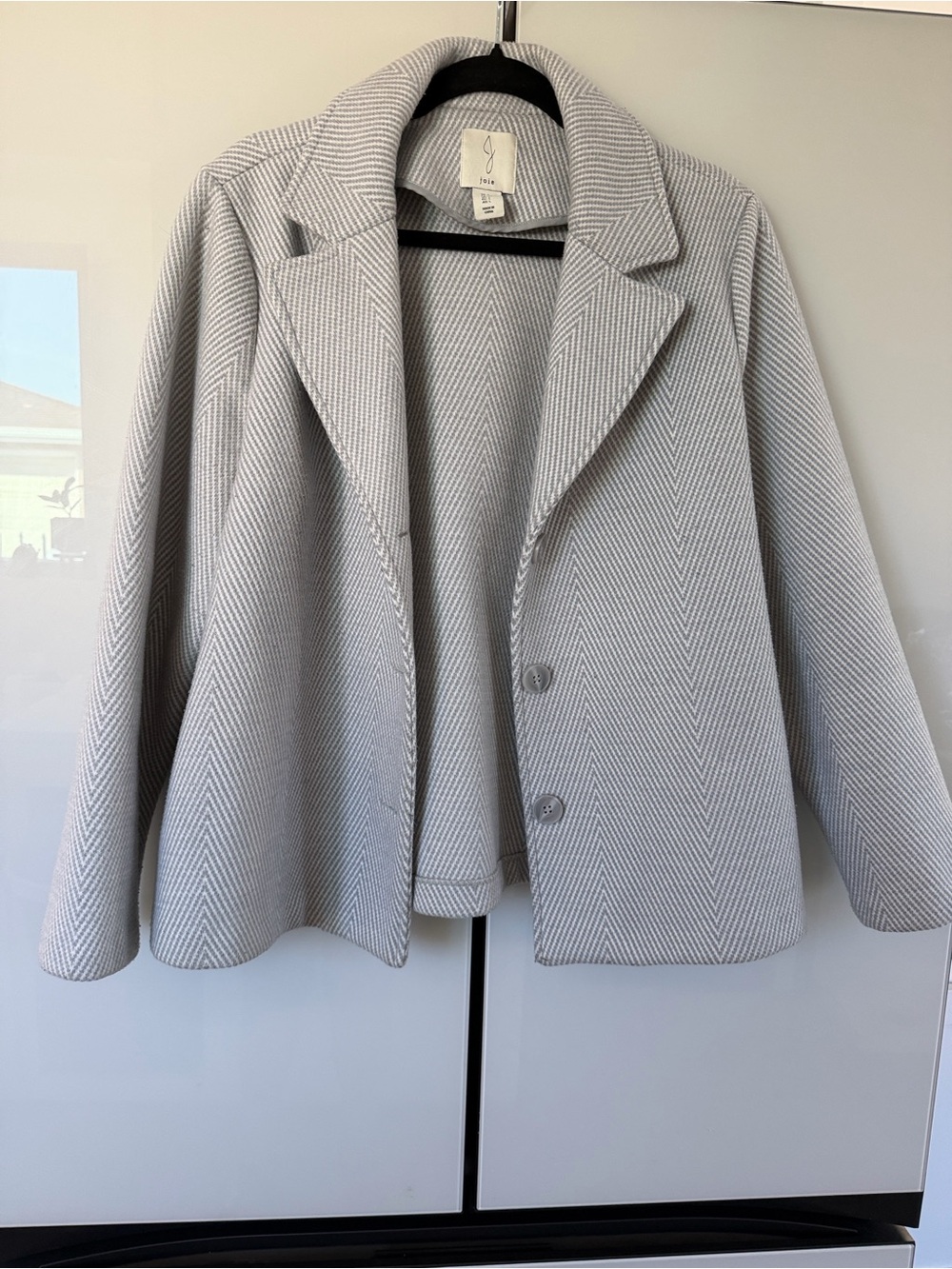 Joie Chevron Knit Jacket - wool-blend Women's Coat